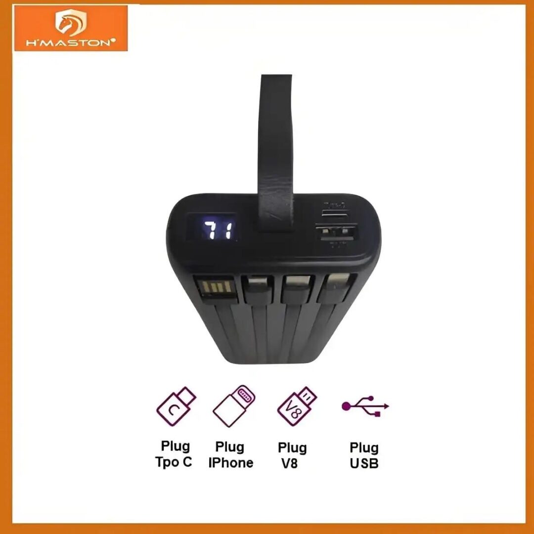 ORIGINAL - Carregador Portátil Power Bank 20.000mah Hmaston - Imagem 2