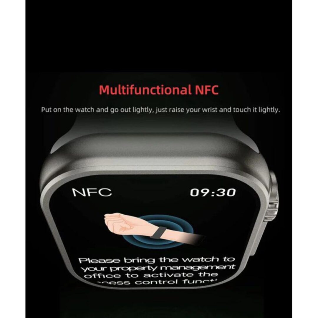 Relógio Smartwatch HW9 Ultra 2 Bluetooth com Tela Grande, Notificações e Pulseira Esportiva - Imagem 7