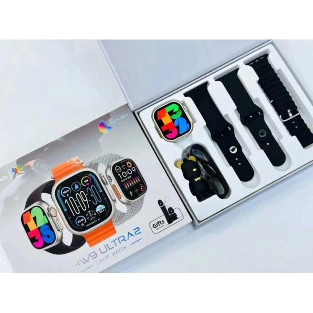Relógio Smartwatch HW9 Ultra 2 Bluetooth com Tela Grande, Notificações e Pulseira Esportiva - Imagem 5