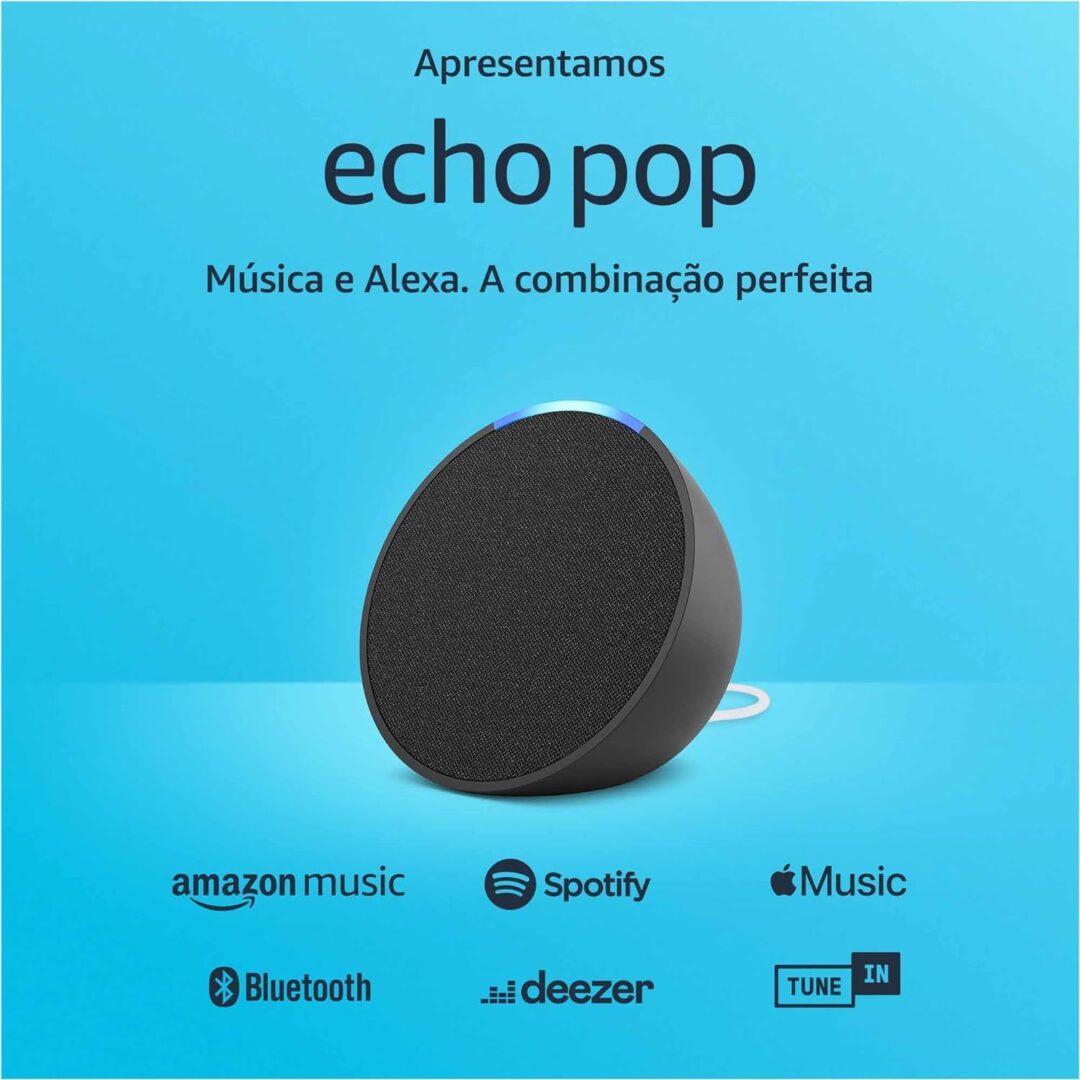 Echo Pop Amazon Original com Alexa — Tecnologia, Estilo e Controle por Voz em um Só Lugar! - Imagem 3