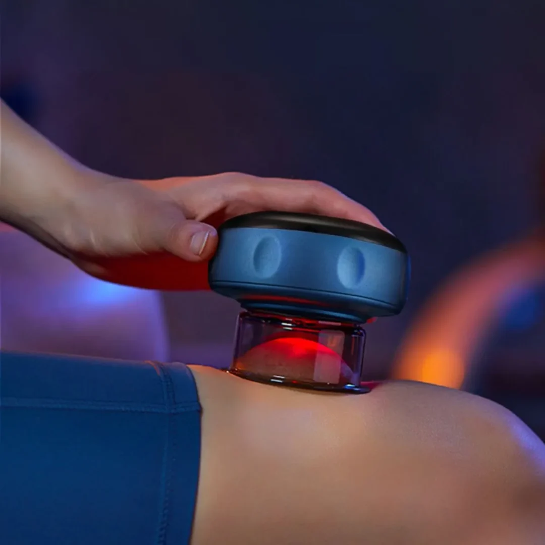 Ventosaterapia Elétrica Sucção Aquecida Fisioterapia Massagem - Imagem 12