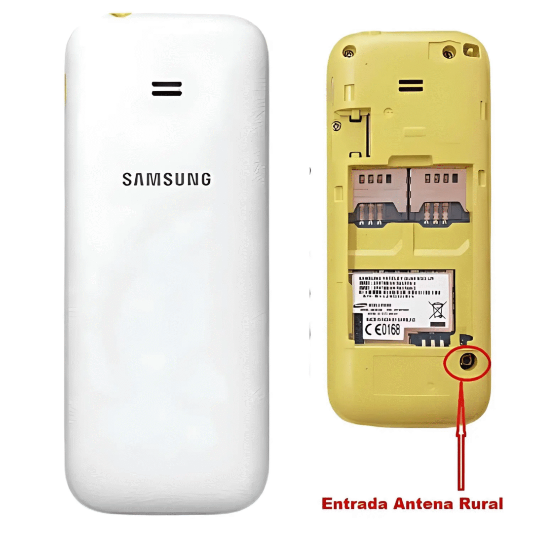Celular Samsung SM-B315E Dual Chip Desbloqueado - Ideal para Idosos com Teclas Grandes e Lanterna (Azul ou Branco) - Imagem 4