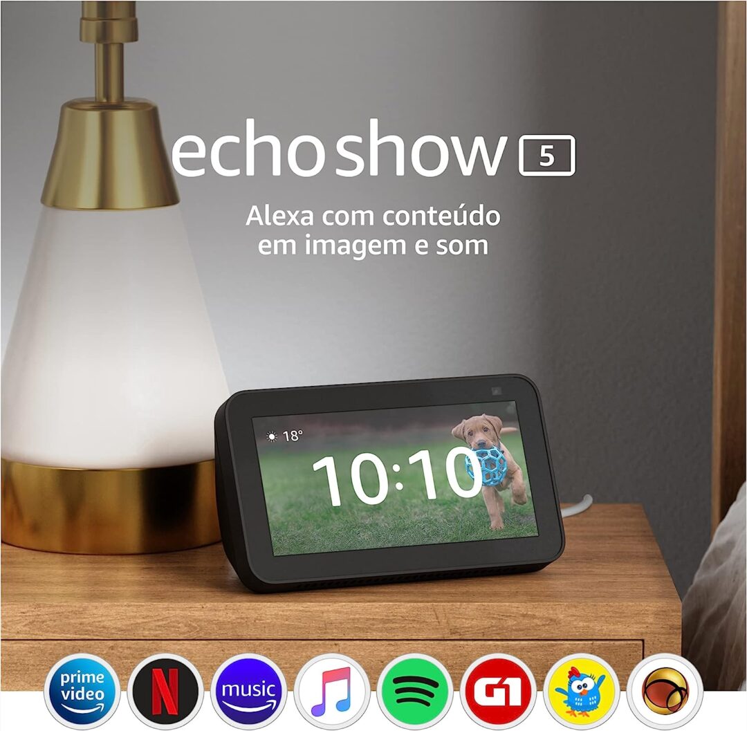 Amazon Echo Show 5 3ª Geração – Cor Branca | O Smart Display Mais Elegante do Ano! - Imagem 3