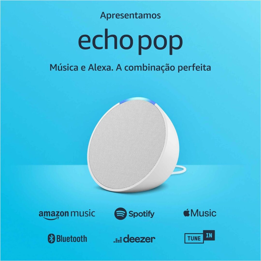 Echo Pop Amazon Original com Alexa — Tecnologia, Estilo e Controle por Voz em um Só Lugar! - Imagem 9