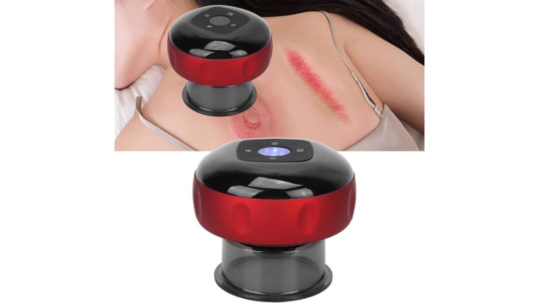 Ventosaterapia Elétrica Sucção Aquecida Fisioterapia Massagem - Imagem 4