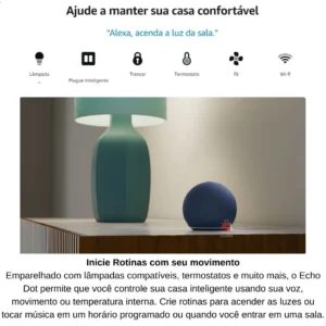 Amazon Echo Dot 5th Gen com assistente virtual Alexa - Imagem 3