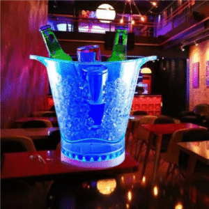 Balde Caixa de Som Para Gelo Em Acrílico Com Bluethooth e Led - Imagem 9