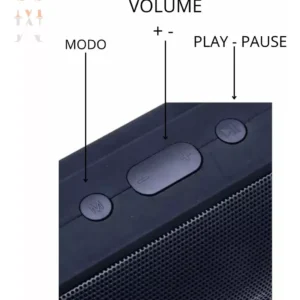 Caixa Caixinha De Som Bluetooth Pendrive Fm Sd Portátil 20w - Imagem 9