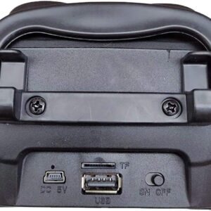 Caixinha De Som Portátil Bluetooth Fm Mp3 Cartão Sd Pendrive KIMISO - Imagem 6