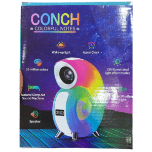 Conch Bluetooth Speaker, Smart Rgb Luz Atmosfera, Despertado - Imagem 5