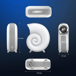 Conch Bluetooth Speaker, Smart Rgb Luz Atmosfera, Despertado - Imagem 6