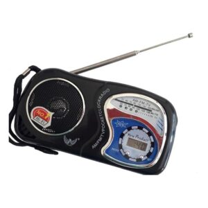 Radio De Bolso Portátil Com Relógio Am/ Fm - Imagem 2