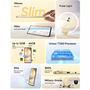 Smartphone Realme Note 70 8/256GB Ultra Slim - Imagem 3