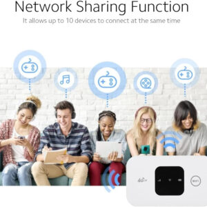 Roteador Portátil 4G LTE Wi-Fi Neoxtek SIM Card 150Mbps Bateria 20h - Imagem 4