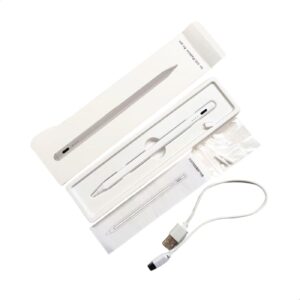 Caneta Stylus Universal Alta Precisão Para Tablet Android Ios Branco - Imagem 2