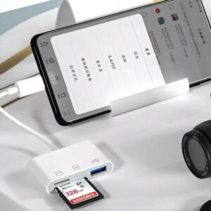 Leitor De Cartão SD USB C Para TF Adaptador Multiporta 3 Em 1 iPhone iPad MacBook Galaxy Laptop - Imagem 8