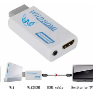 Adaptador Conversor compatível Nintendo Wii Para Cabo Hdmi 1080p - Imagem 2
