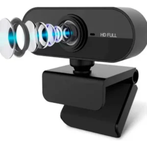 Webcam Camera Full Hd Zoom 1080p 360 Graus - Imagem 3