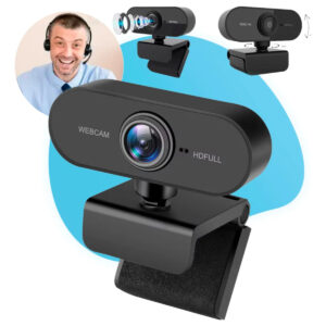 Webcam Camera Full Hd Zoom 1080p 360 Graus - Imagem 6
