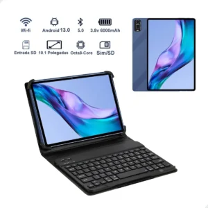 Tablet E1035 Touch/teclado/capa 6gb Ram 128gb 10.1 Estudo + Mouse - Imagem 4