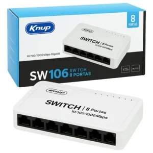 Switch 8 Portas Gigabit Rede 10/100/1000mbps Hub Rj45 Bivolt - Imagem 1