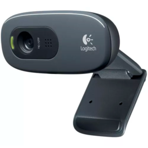 Webcam Logitech C270 Hd 720p Com Microfone Camera Vídeo Web Cam C 270 - Imagem 1