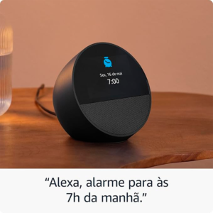 Echo Spot Com Alexa Despertador Inteligente - Imagem 4