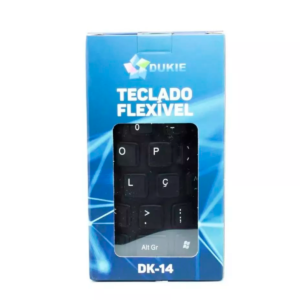 Informática Teclado Flexível DK-14 Conexão USB – Alfa Númerico - Imagem 1