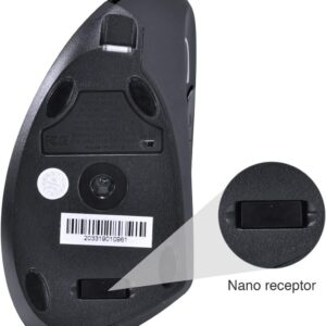 Mouse Vertical S/ Fio (wireless E Bluetooth) 2400dpi - Imagem 3