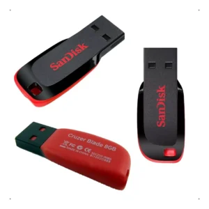Pendrive SanDisk Cruzer Blade 2.0 preto e vermelho - Imagem 4