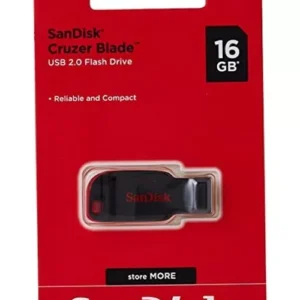 Pendrive SanDisk Cruzer Blade 2.0 preto e vermelho - Imagem 3