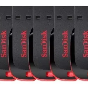 Pendrive SanDisk Cruzer Blade 2.0 preto e vermelho - Imagem 6