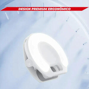 Mini Ring Light Luz Portátil De Bolsa Celular Video Foto Pro Branco - Imagem 6