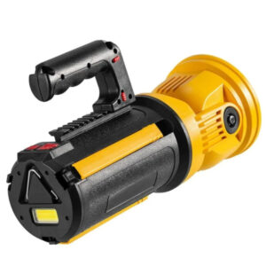 Lanterna Holofote Multifuncional Com Tripé Super Potente Amarelo Branco - Imagem 4