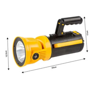 Lanterna Holofote Multifuncional Com Tripé Super Potente Amarelo Branco - Imagem 5