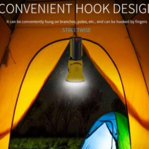 Lanterna Holofote Multifuncional Com Tripé Super Potente Amarelo Branco - Imagem 9