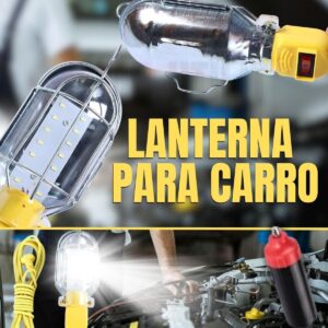 Lanterna Pendente Luz Led Extensão Mecanico Emergencia 12v - Imagem 5