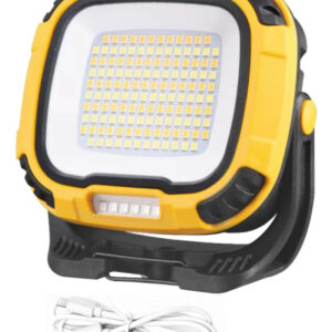Luz De Trabalho Magnética Recarregável Portátil Para Acampam Cor Amarelo - Imagem 6