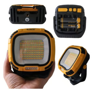 Luz De Trabalho Magnética Recarregável Portátil Para Acampam Cor Amarelo - Imagem 5