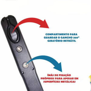 Cordão Luz Pendente Led C/ Pino Mecânico 80 Leds 28 W - Imagem 5