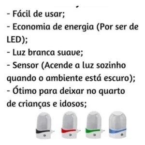 Luz Noturna Led Tomada Infantil Bebe Mini Abajur - Imagem 6