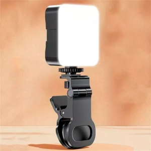 Luz Led De Preenchimento Rgb Camera + Suporte Cel Notebook - Imagem 5