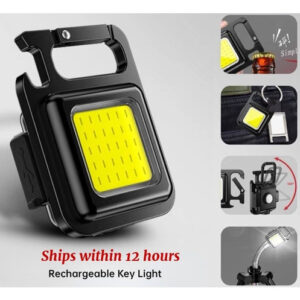 Mini Lanterna Chaveiro Portátil Usb Abridor Garrafas - Imagem 5