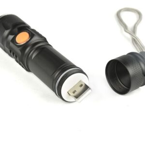 Lanterna Tatica 880000w Militar Longo Alcance T6 Usb - Imagem 7