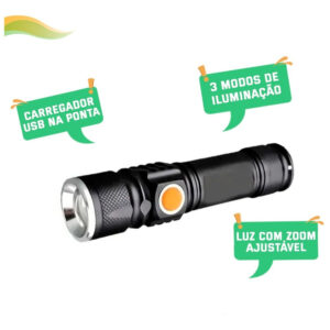 Lanterna Tatica 880000w Militar Longo Alcance T6 Usb - Imagem 6