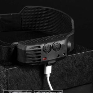 Lanterna De Cabeça Led Usb Recarregável Fita Ajustável Cob - Imagem 11