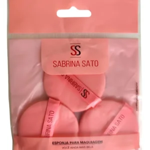 Kit- 03 Esponjas Redondas Para Maquiagem Sabrina Sat - Imagem 6