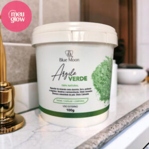 Pote De Argila facial + Capilar+corporal 100g-blue Moon Tipo De Pele Oleosa - Imagem 9