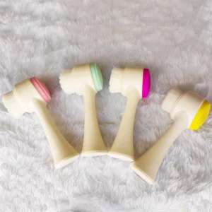 Esponja Limpeza Facial Escova Massageadora Esfoliante 2 Em 1 - Imagem 4