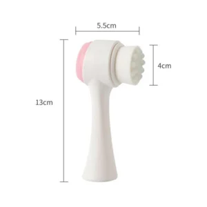 Esponja Limpeza Facial Escova Massageadora Esfoliante 2 Em 1 - Imagem 2